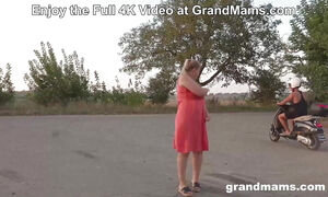 Juicy Granny can't get Enough of that Small Cock! Cougar Jennifer Wett for GrandMams