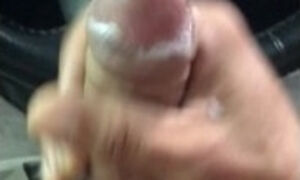 POV Close Up ðŸ’¦ Big Dick Solo Male Masturbation In Car