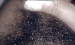 My big hairy hard cock jerking off precum show