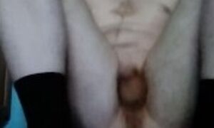 Femboy using Dildo in place of actual cock