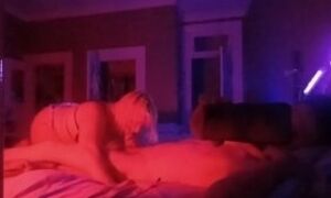 Cheating Blonde Milf Deepthroats Her Husband's Best Friend