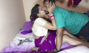 Sexy indian odia housewife and step brother make sex relation in bed room (Desi wife romance and sex)