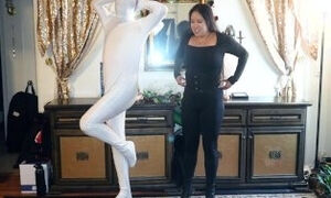 Dominatrix Mara's Guess My Pose Game 2  [Catsuit + Zentai Suit]