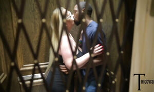 Blonde PAWG Gets Railed in the Elevator