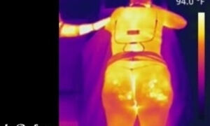 Thermal Ass Spanking...see the heat Build!!!