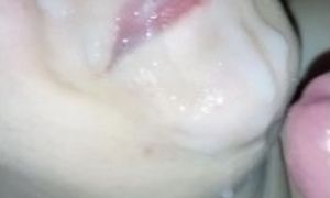 Cum in mouth.