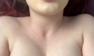 Stripping then POV of you on top of my face and tits while pregnant