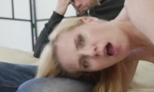 Blonde MILF Klara New Fucks Next to Her Bummed Out Cuck