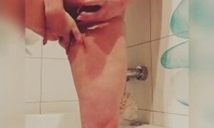 Horny in bathroom